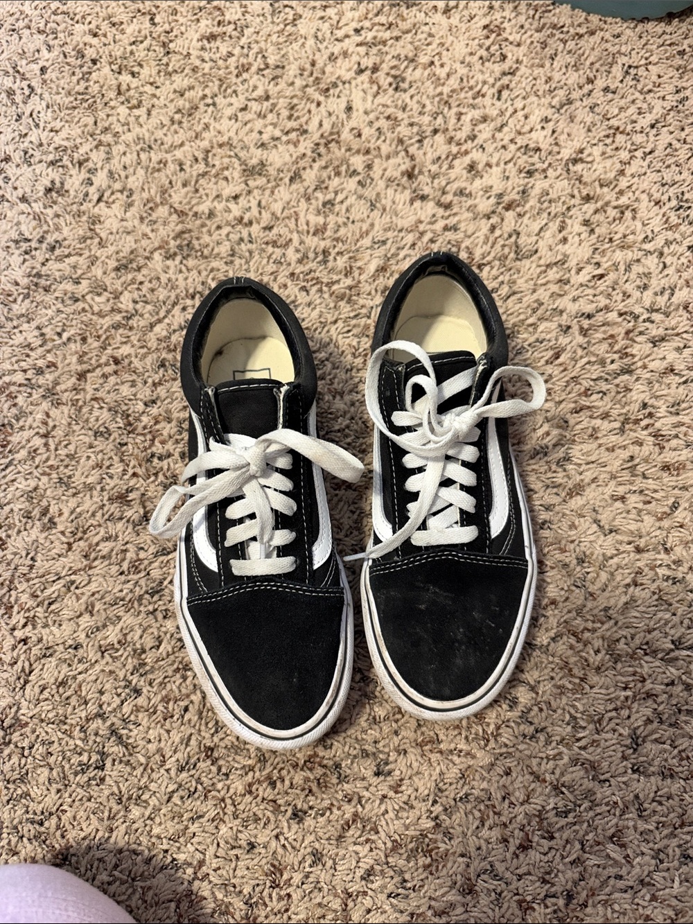 Women’s 7.5 platform van old skools